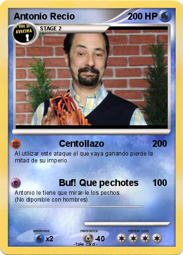 Pokemon Antonio Recio