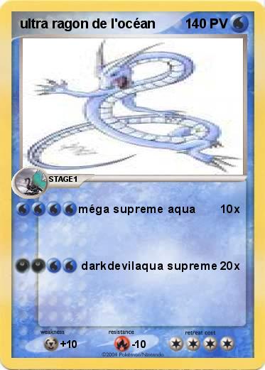 Pokemon ultra ragon de l'océan