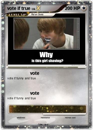 Pokemon vote if true