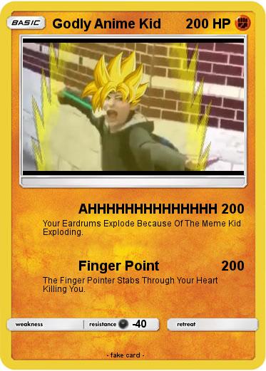 Pokemon Godly Anime Kid