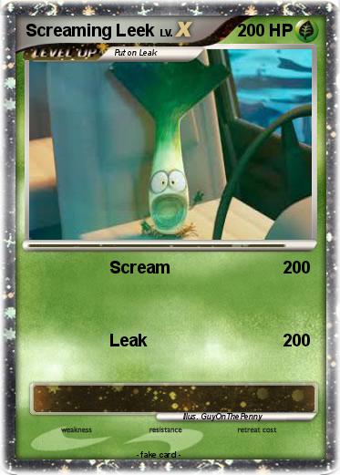 Pokemon Screaming Leek