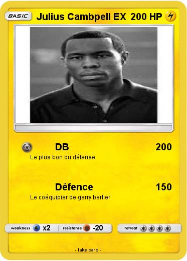 Pokemon Julius Cambpell EX