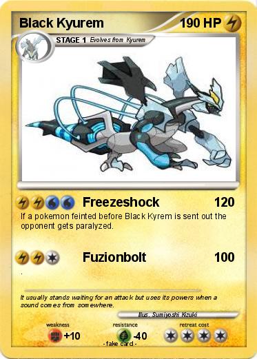 Pokemon Black Kyurem