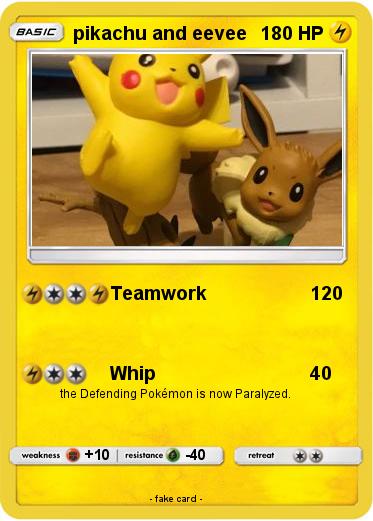 Pokemon pikachu and eevee
