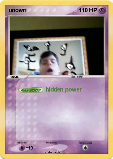 Pokemon unown