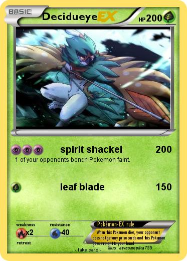 Pokemon Decidueye