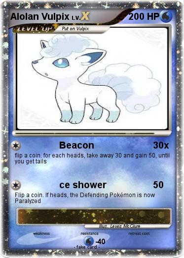 Pokemon Alolan Vulpix