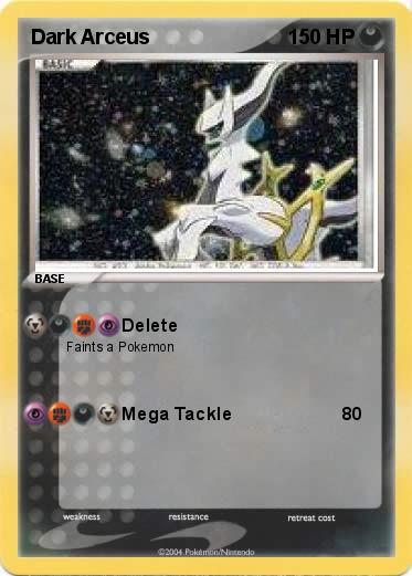 Pokemon Dark Arceus