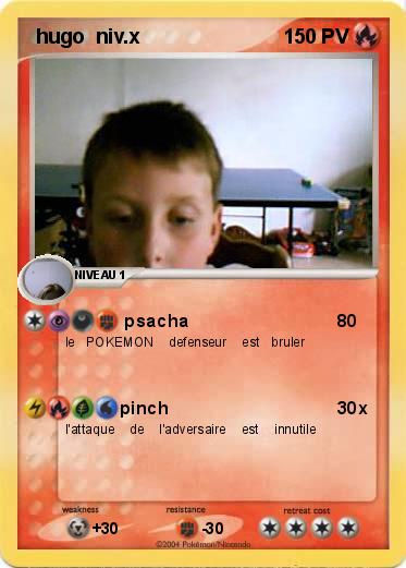 Pokemon  hugo  niv.x