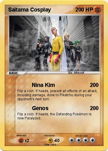 Pokemon Saitama Cosplay