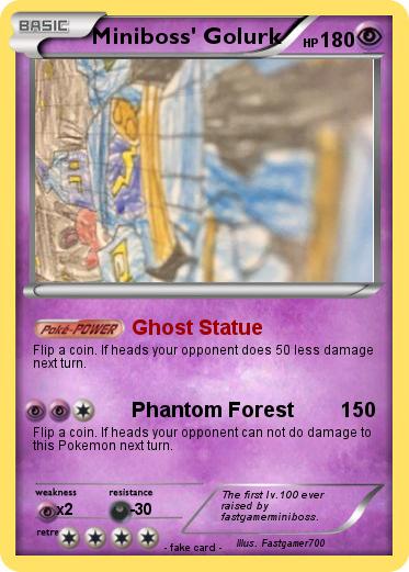 Pokemon Miniboss' Golurk