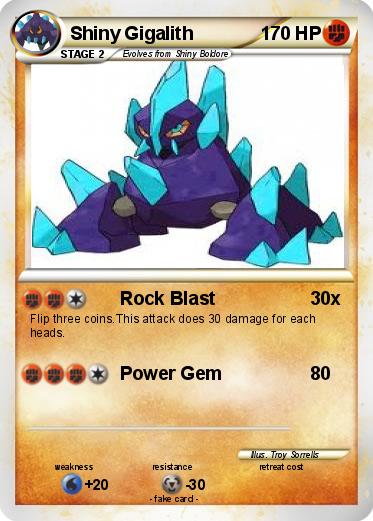Pokemon Shiny Gigalith
