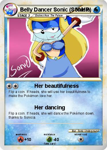 Pokemon Belly Dancer Sonic (Sonicia)