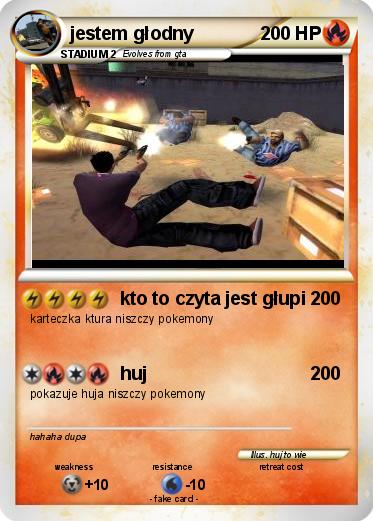 Pokemon jestem głodny