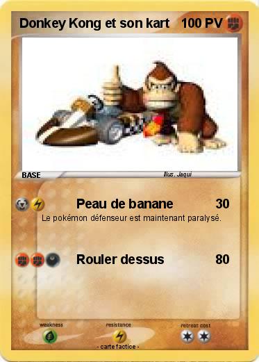 Pokemon Donkey Kong et son kart
