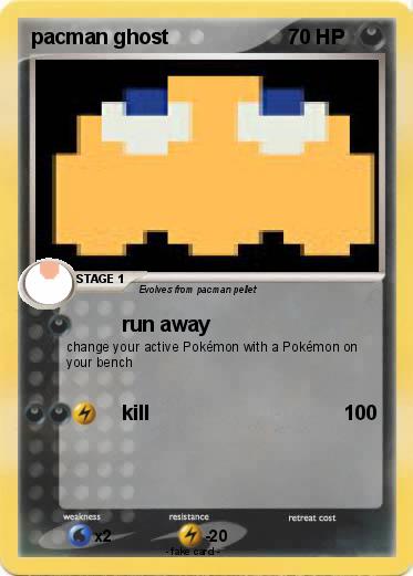 Pokemon pacman ghost