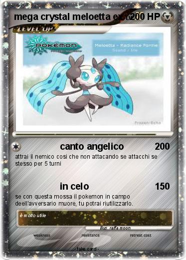 Pokemon mega crystal meloetta ex