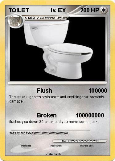 Pokemon TOILET              lv. EX