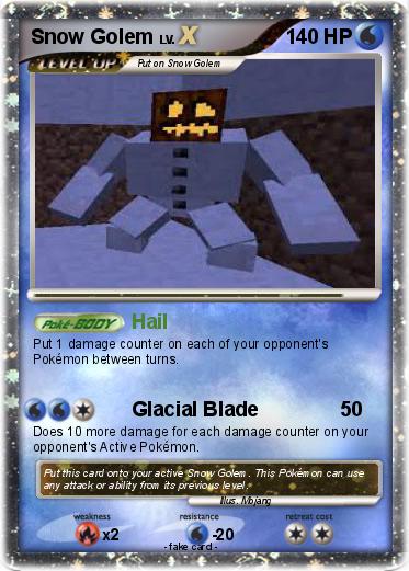 Pokemon Snow Golem