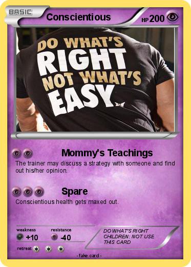 Pokemon Conscientious