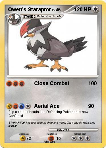 Pokemon Owen's Staraptor
