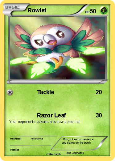 Pokemon Rowlet