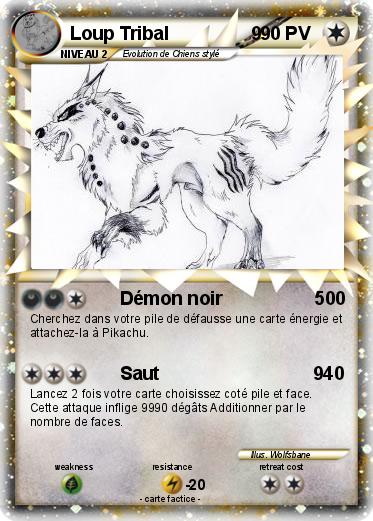 Pokemon Loup Tribal                9