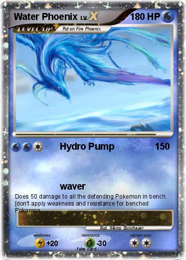 Pokemon Water Phoenix