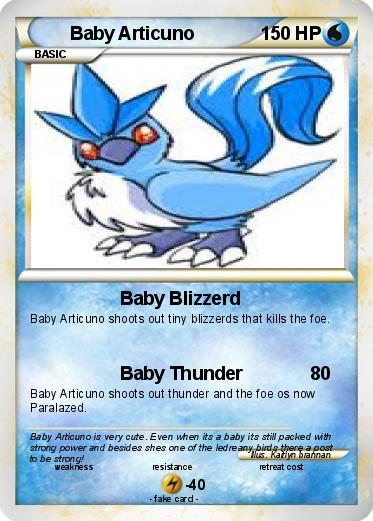 Pokemon Baby Articuno
