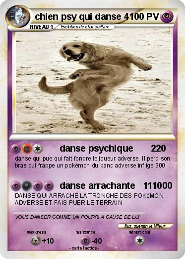 Pokemon chien psy qui danse 4