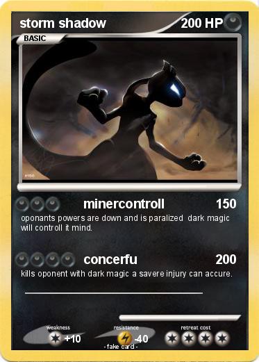 Pokemon storm shadow
