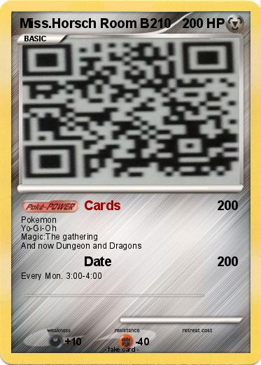 Pokemon Miss.Horsch Room B210
