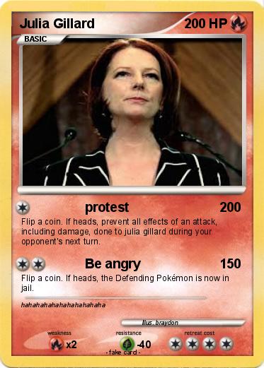 Pokemon Julia Gillard