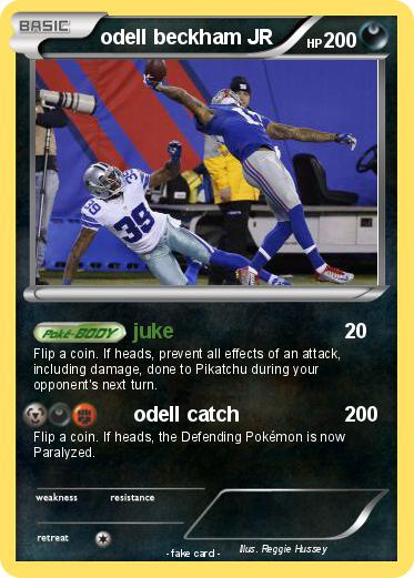 Pokemon odell beckham JR