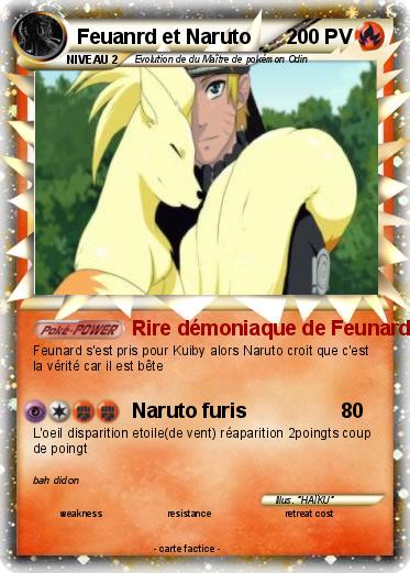 Pokemon Feuanrd et Naruto