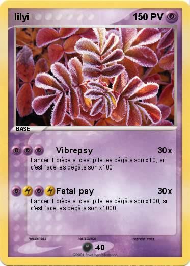 Pokemon lilyi