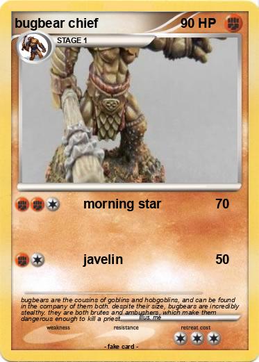 Pokemon bugbear chief