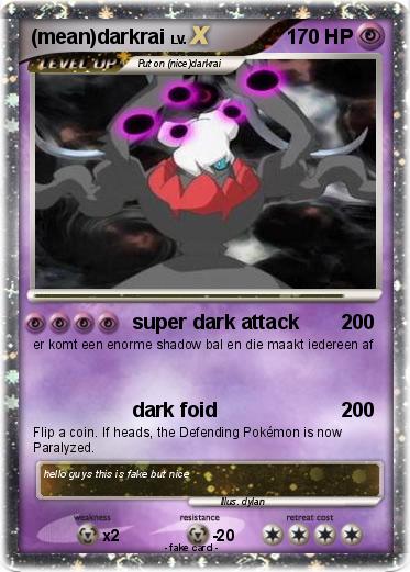 Pokemon (mean)darkrai