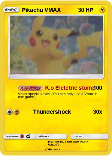 Pokemon Pikachu VMAX