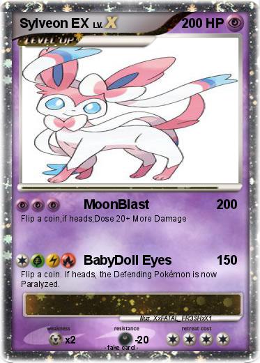Pokemon Sylveon EX