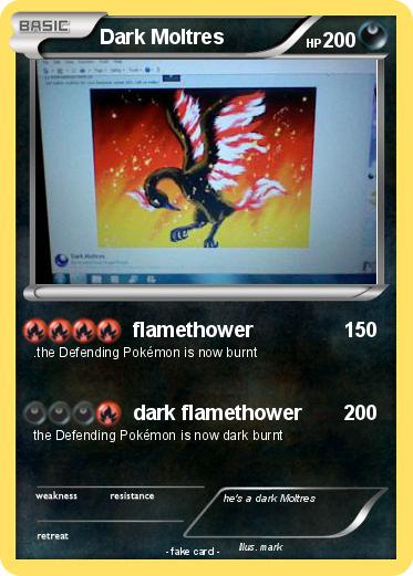 Pokemon Dark Moltres