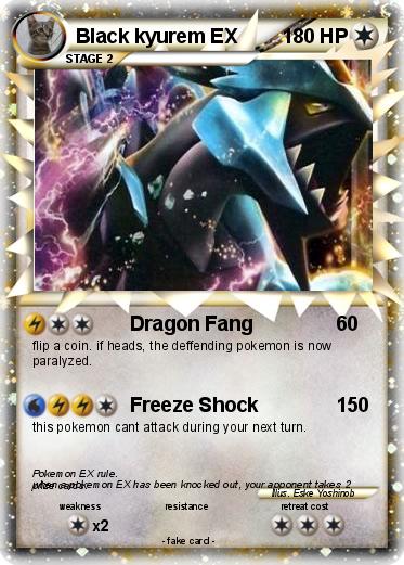 Pokemon Black kyurem EX