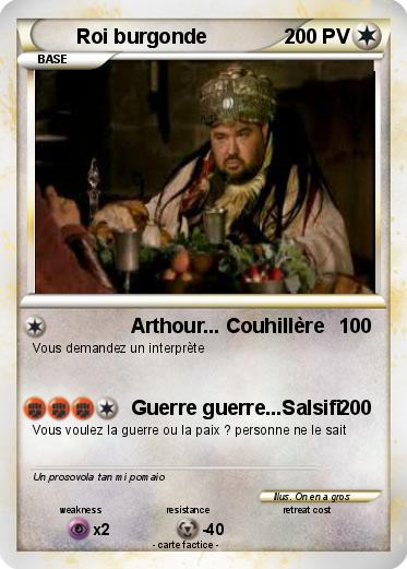 Pokemon Roi burgonde