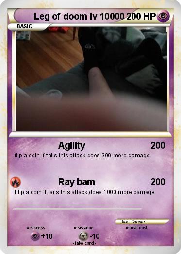 Pokemon Leg of doom lv 10000