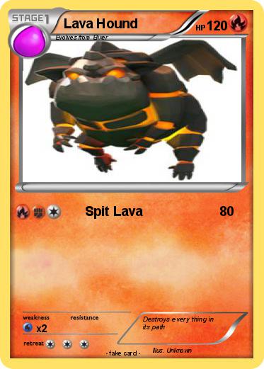 Pokemon Lava Hound