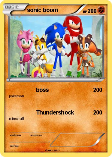 Pokemon sonic boom