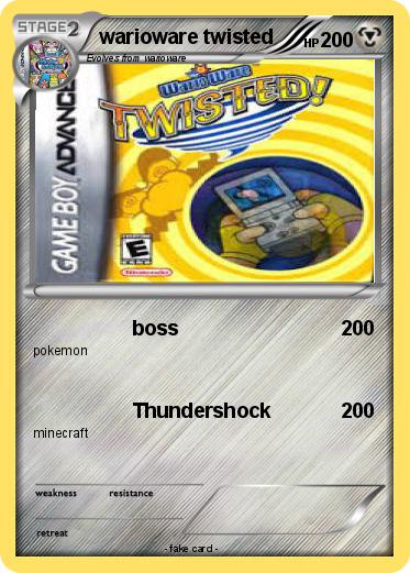 Pokemon warioware twisted