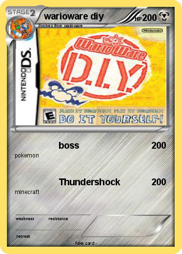 Pokemon warioware diy