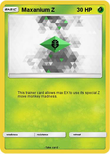 Pokemon Maxanium Z