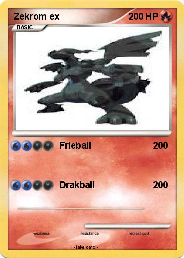 Pokemon Zekrom ex